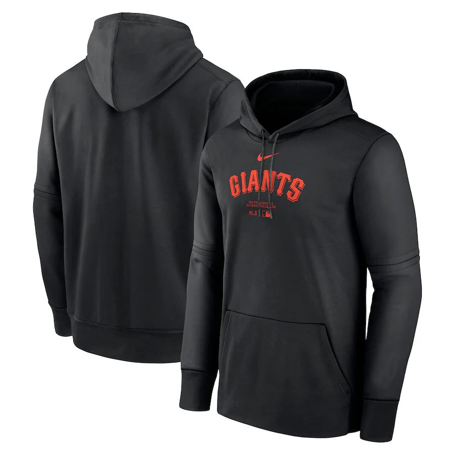 Men 2025 MLB San Francisco Giants Black Nike hoodie style 2->san francisco giants->MLB Jersey